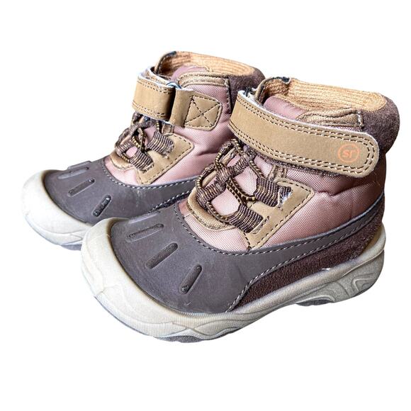 StrideRite 360 Toddler Brown Nebraska 2.0 Boot 6M - Picture 1 of 9